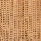 bali & pari Palm Bohemian Honey Scallop Rattan End Table