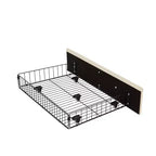 VECELO Upholstered Bed Metal Frame Platform Bed with USB Charging