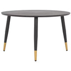 Beck Round Coffee Table - Black/Gold - Safavieh