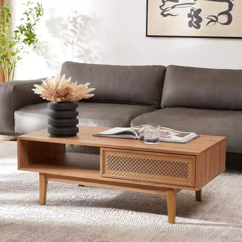 Ceu 2 Door Coffee Table - Safavieh