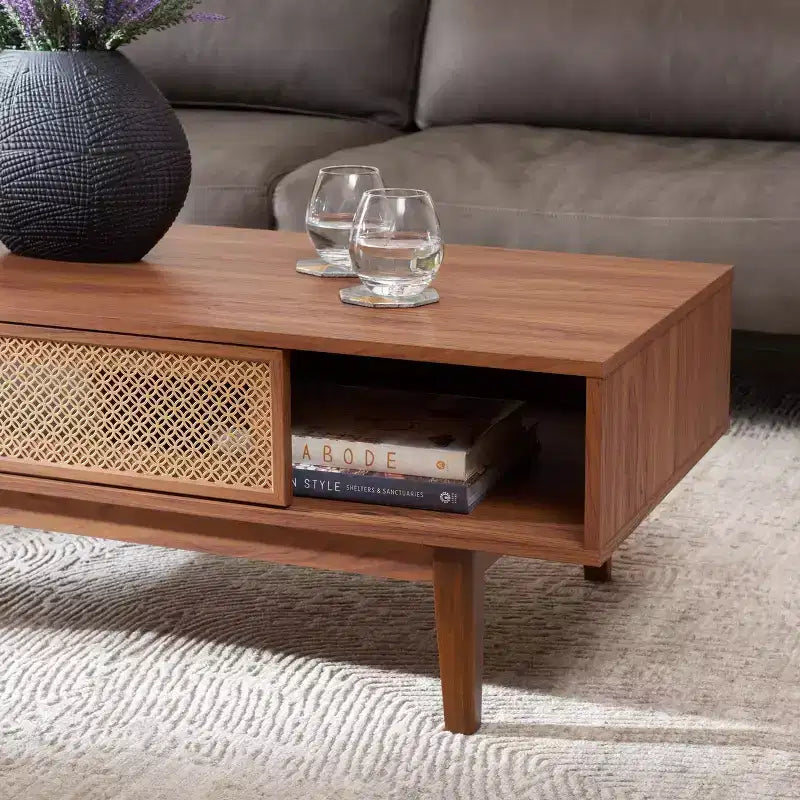 Ceu 2 Door Coffee Table - Safavieh