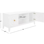 Riya 2 Door 1 Shelf Media Stand - MED5006 - White - Safavieh