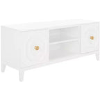 Riya 2 Door 1 Shelf Media Stand - MED5006 - White - Safavieh