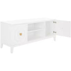 Riya 2 Door 1 Shelf Media Stand - MED5006 - White - Safavieh