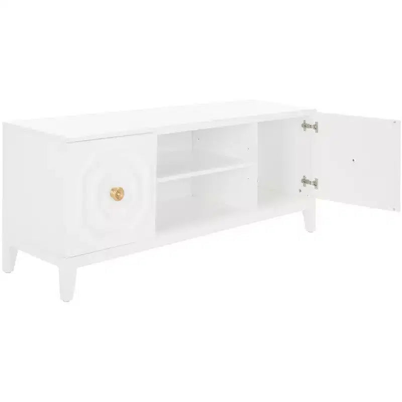 Riya 2 Door 1 Shelf Media Stand - MED5006 - White - Safavieh