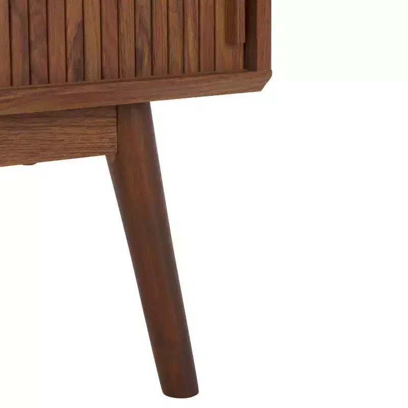 Javante Sliding Door Media Stand - MED9626 - Walnut - Safavieh