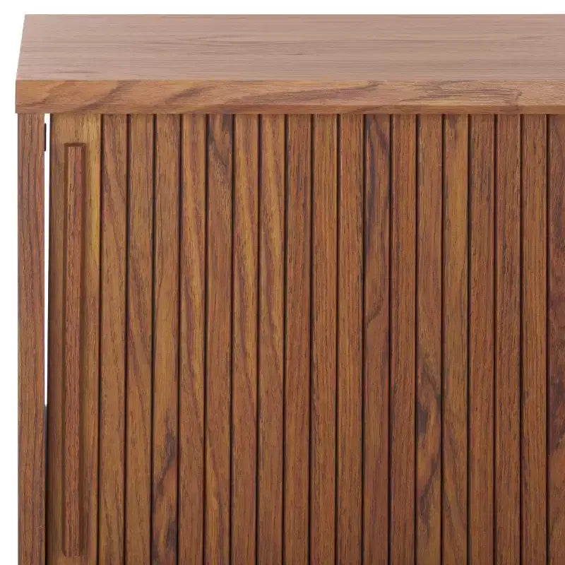 Javante Sliding Door Media Stand - MED9626 - Walnut - Safavieh