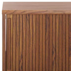 Javante Sliding Door Media Stand - MED9626 - Walnut - Safavieh