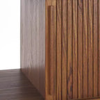 Javante Sliding Door Media Stand - MED9626 - Walnut - Safavieh