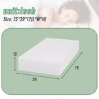 FDW 12 inch Gel Memory Foam Mattress CertiPUR-US Certified for Cooler Sleep Supportive & Pressure Relief,White