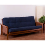Materasso Futon in Twill Spesso 15 cm (Singolo, Una Piazza e Mezza, o Matrimoniale)