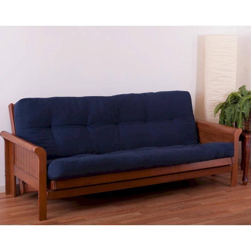 Materasso Futon in Twill Spesso 15 cm (Singolo, Una Piazza e Mezza, o Matrimoniale)
