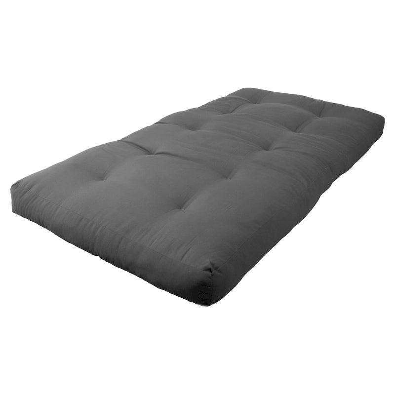 Materasso Futon in Twill Spesso 15 cm (Singolo, Una Piazza e Mezza, o Matrimoniale)