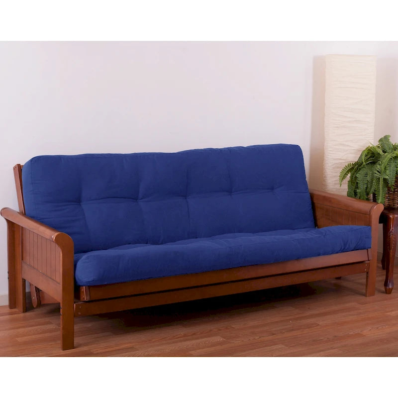 Materasso Futon in Twill Spesso 15 cm (Singolo, Una Piazza e Mezza, o Matrimoniale)