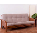 Materasso Futon in Twill Spesso 15 cm (Singolo, Una Piazza e Mezza, o Matrimoniale)