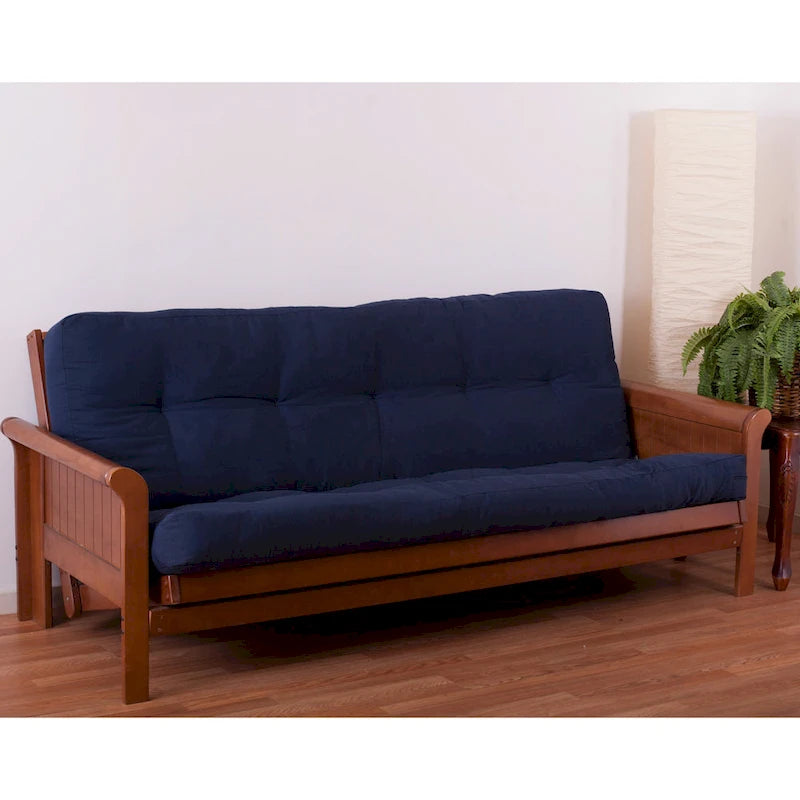 Materasso Futon in Twill Spesso 15 cm (Singolo, Una Piazza e Mezza, o Matrimoniale)