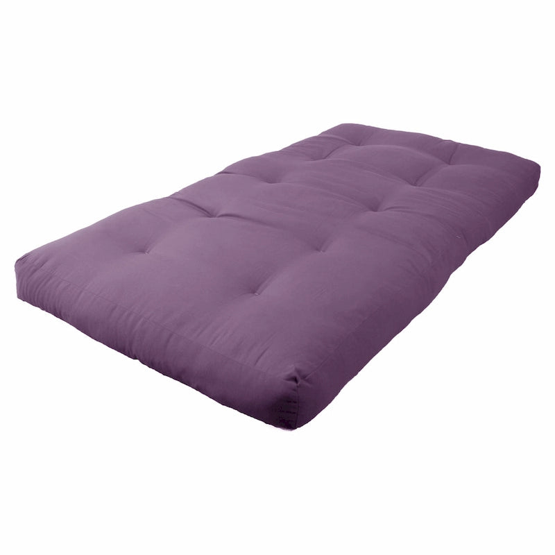 Materasso Futon in Twill Spesso 15 cm (Singolo, Una Piazza e Mezza, o Matrimoniale)