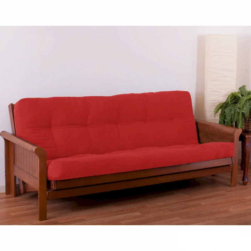 Materasso Futon in Twill Spesso 15 cm (Singolo, Una Piazza e Mezza, o Matrimoniale)