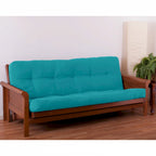 Materasso Futon in Twill Spesso 15 cm (Singolo, Una Piazza e Mezza, o Matrimoniale)