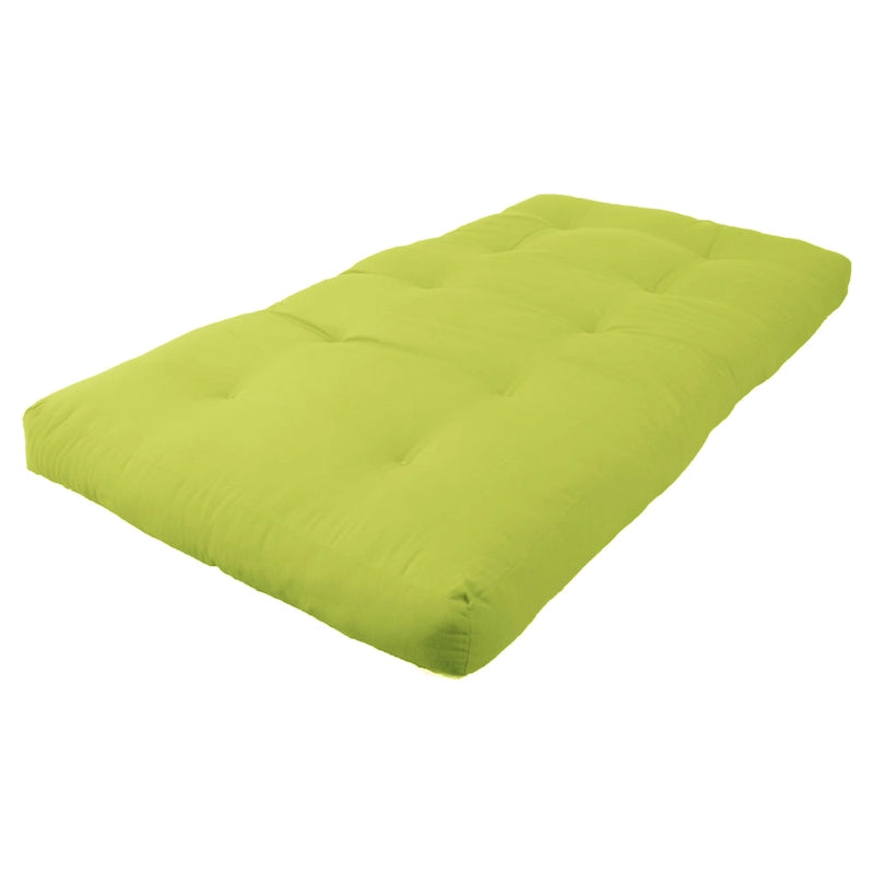Materasso Futon in Twill Spesso 15 cm (Singolo, Una Piazza e Mezza, o Matrimoniale)
