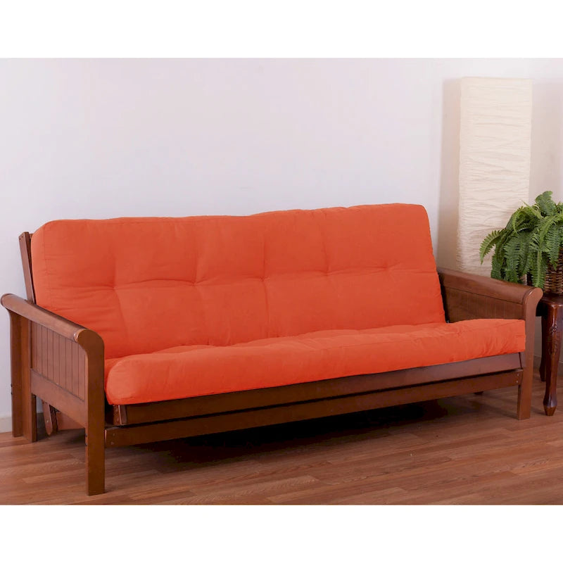 Materasso Futon in Twill Spesso 15 cm (Singolo, Una Piazza e Mezza, o Matrimoniale)