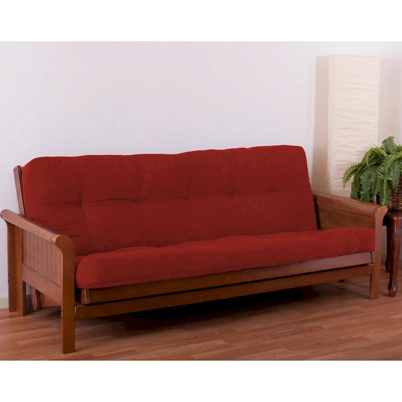 Materasso Futon in Twill Spesso 15 cm (Singolo, Una Piazza e Mezza, o Matrimoniale)