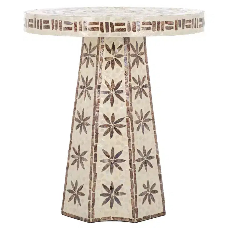 Keerin Accent Table - ACC1805A - White/Gold - Safavieh