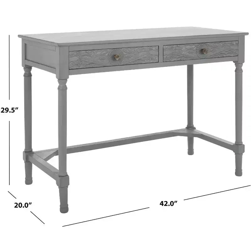 Ryleigh 2 Drawer Desk - DSK5706 - Safavieh