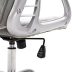 Vinsetto Vanity Middle Back Office Chair Tufted Backrest Swivel Rolling Wheels Task Chair with Height Adjustable Comfortable with Armrests