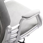 Vinsetto Vanity Middle Back Office Chair Tufted Backrest Swivel Rolling Wheels Task Chair with Height Adjustable Comfortable with Armrests