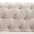 Morden Fort Divanetto Tufted Rivestito Chesterfield Divano a due posti