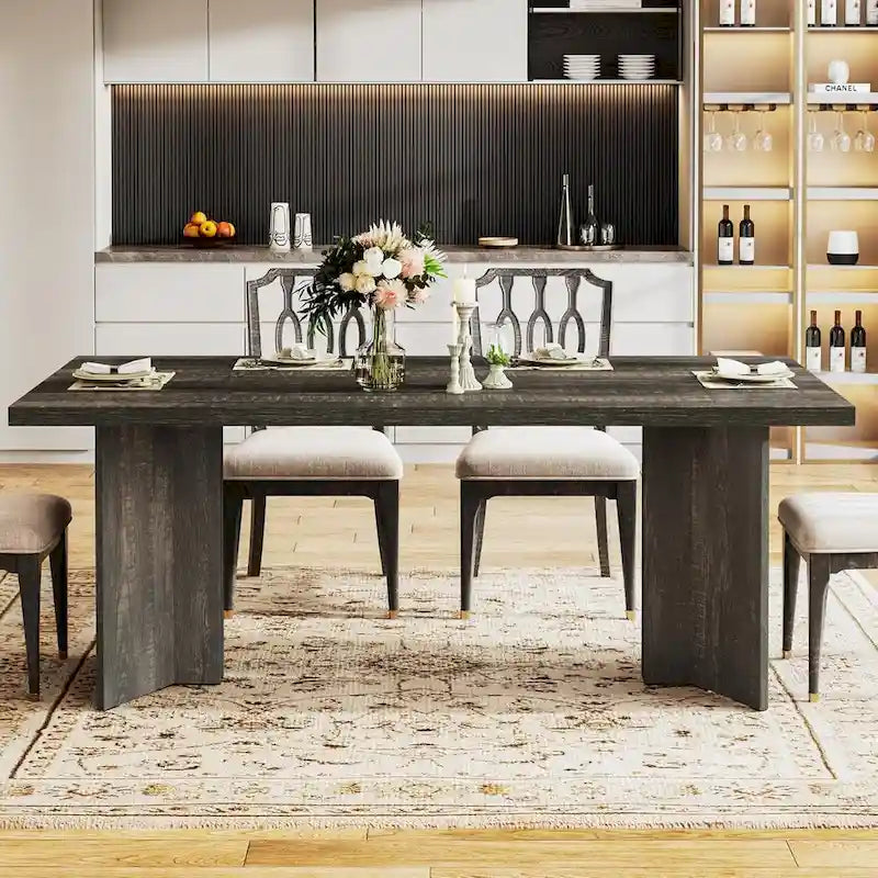 Tavolo da cucina da pranzo lungo 160 cm per sala da pranzo