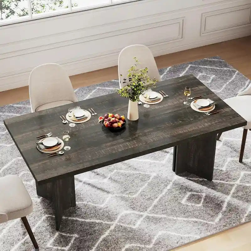 Tavolo da cucina da pranzo lungo 160 cm per sala da pranzo
