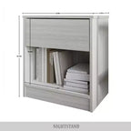 ChaletPosh 1 Drawer Nightstand