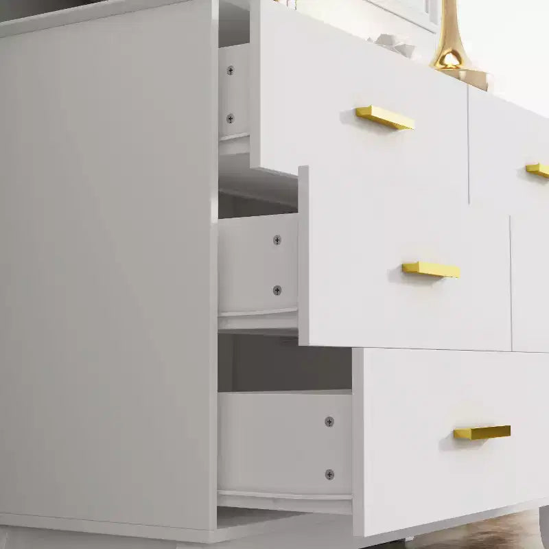 Famapy 6 Drawers Dresser Drawer Storage Chest of Drawers