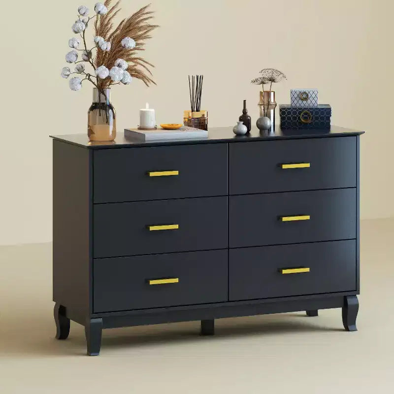 Famapy 6 Drawers Dresser Drawer Storage Chest of Drawers