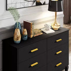 Famapy 6 Drawers Dresser Drawer Storage Chest of Drawers