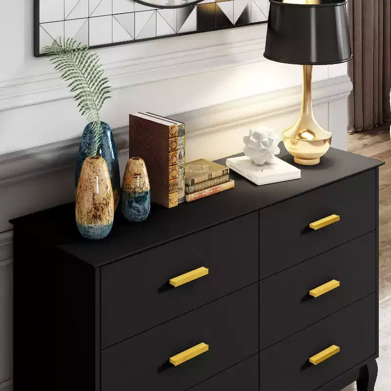 Famapy 6 Drawers Dresser Drawer Storage Chest of Drawers