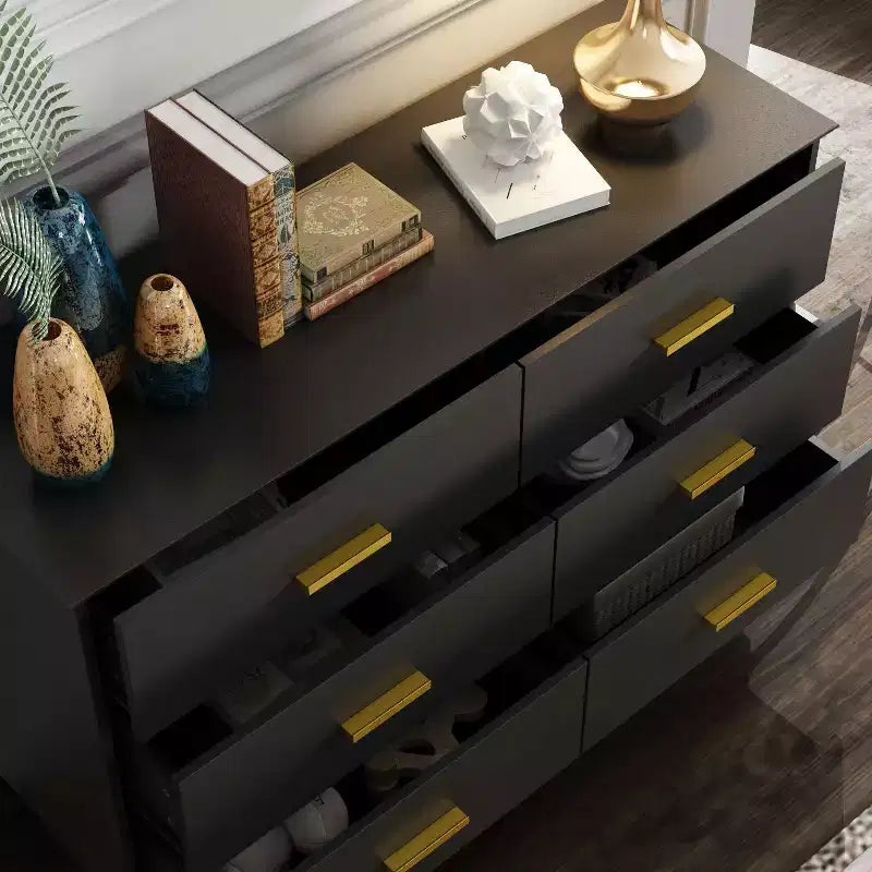 Famapy 6 Drawers Dresser Drawer Storage Chest of Drawers