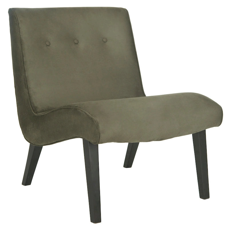 SAFAVIEH Sibille, sedia Mid-Century verde foresta - 25.2 x 29.9 x 30.7 - 25Lx30Px31H
