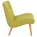 SAFAVIEH Sibille, sedia Mid-Century verde foresta - 25.2 x 29.9 x 30.7 - 25Lx30Px31H