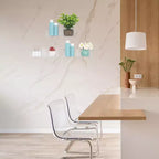 Unique Bargains Bathroom Bedroom Kitchen Acrylic Wall Floating Shelves 9 x 4 3 Pcs