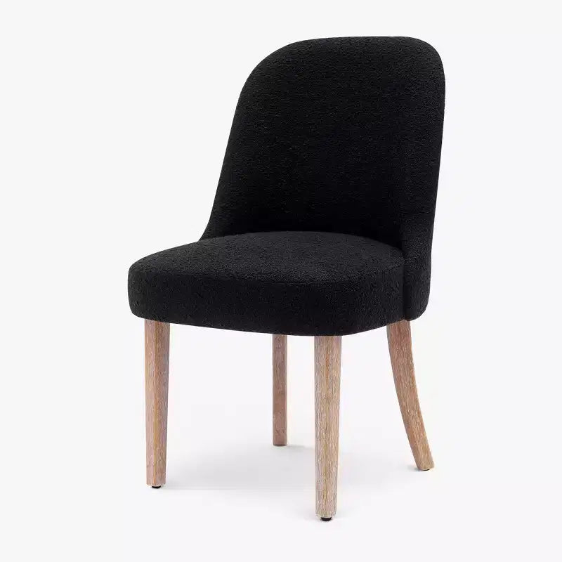 WestinTrends Mid-Century Modern Upholstered Boucle Dining Chair