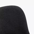 WestinTrends Mid-Century Modern Upholstered Boucle Dining Chair