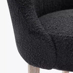 WestinTrends Mid-Century Modern Upholstered Boucle Dining Chair