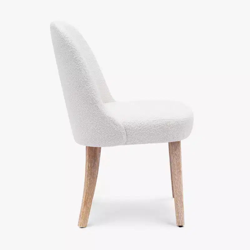 WestinTrends Mid-Century Modern Upholstered Boucle Dining Chair