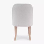WestinTrends Mid-Century Modern Upholstered Boucle Dining Chair