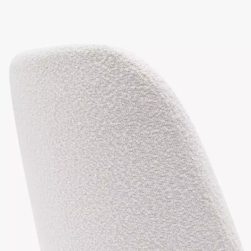 WestinTrends Mid-Century Modern Upholstered Boucle Dining Chair