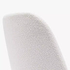 WestinTrends Mid-Century Modern Upholstered Boucle Dining Chair