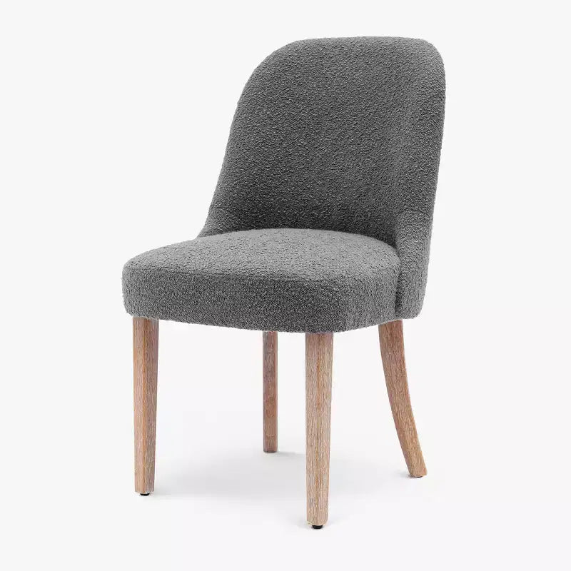 WestinTrends Mid-Century Modern Upholstered Boucle Dining Chair